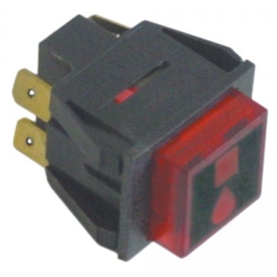 Intrerupator cu buton 27,2x22,2 mm - Cod 346050