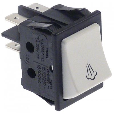 Intrerupator basculant 30x22mm, 2NO, 250V, 16A - 346082