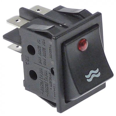 Comutator cu 2 contacte 2NO, 250V, 16A, montare 30x22mm - 346109