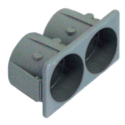 element holder 28,5x52,6mm grey - Code 346200