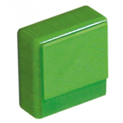 push button 23x23mm green - Code 346213