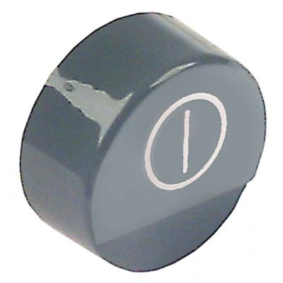 push button ø 23mm grey symbol main switch - Code 346253