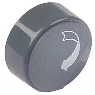 push button ø 23mm grey symbol arrow without lens - Code 346258