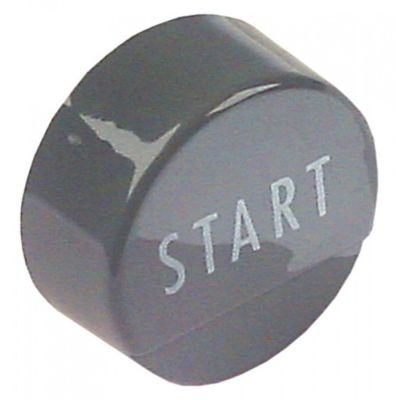 push button ø 23mm grey symbol start without lens - Code 346265