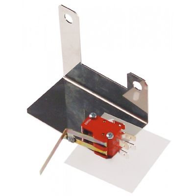 microswitch with lever 250V 10A connection male faston 6,3mm