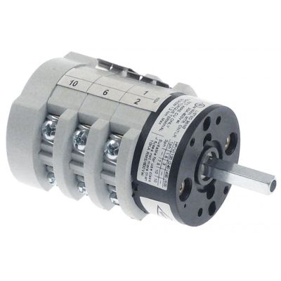 Intrerupator rotativ - comutator CK0208334, cu 3 pozitii 0-1-2, contacte 20 A - 346397