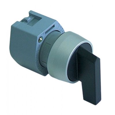 rotary selector ø 22 mm black latching switching sequence 1-0-2 - Code 346471