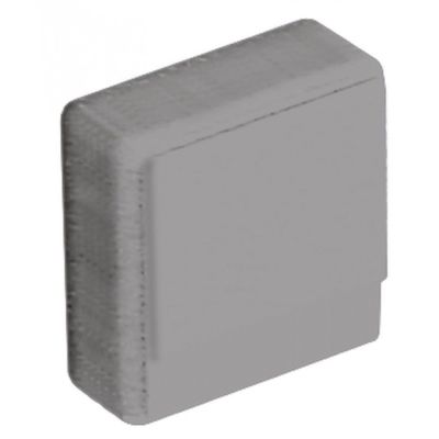 push button size 23x23mm grey without lens - Code 346493