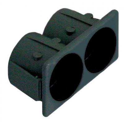 element holder 28,5x52,6mm black - Code 346499
