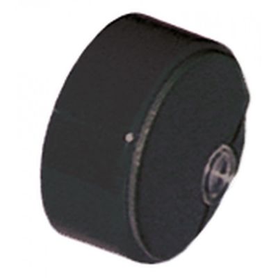 push button ø 23 mm black with lens - Code 346501