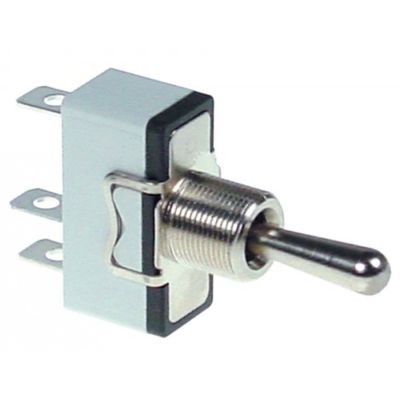 Intrerupator cu parghie On-Off + Momentan, contact 1 CO, 15A, 250V, filet M12x0,75 - 346518