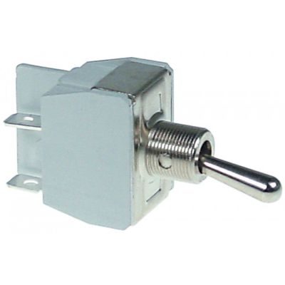 Intrerupator cu parghie ON-OFF, contacte 2NO, 250V, 15A, filet M12x0.75 - 346519