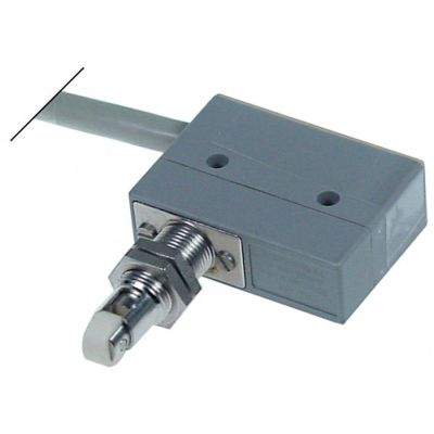microswitch with roller plunger 250V 10A connection cable environment temperature max. 85°C