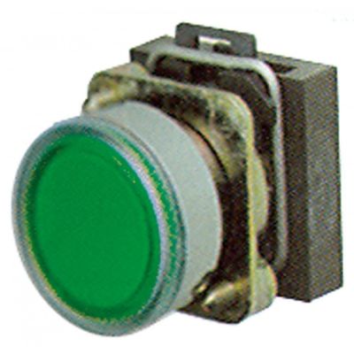 push button lighted green ø 22 mm - Cod 346654