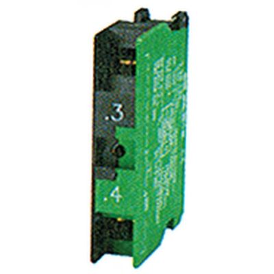 contact block RAFI 1NO max 400V 10A green