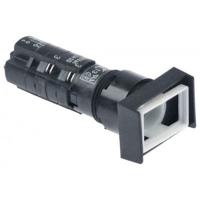 momentary push switch 230V ø 16mm 2NO/2NC without fascia