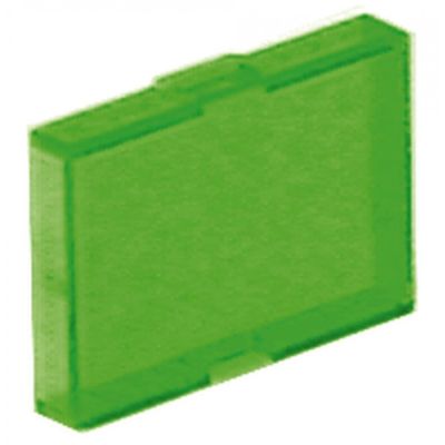 bezel rectangular green