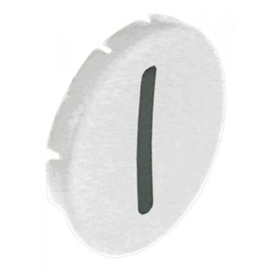 button plate white I