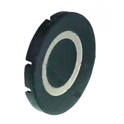 button plate black O