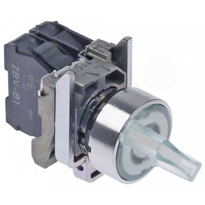 rotary selector white lighted latching switching sequence 0-1 rotation angle 90°