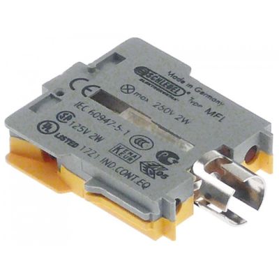 indicator socket yellow/grey socket Ba9s