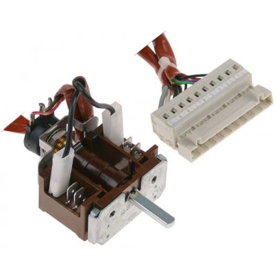 operation switch with potentiometer 0-1 2-pole 16A shaft ø 6x4,6mm shaft length 23mm