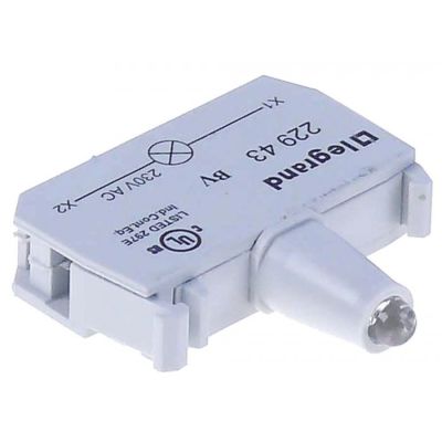 lamp element 230V AC blue