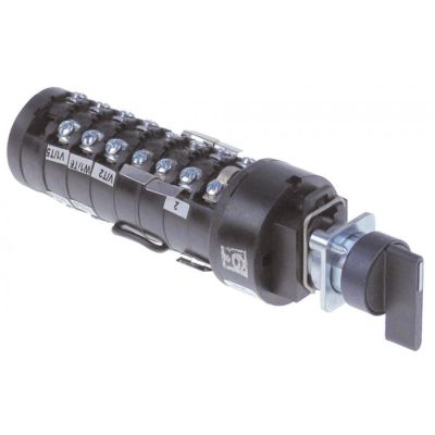 rotary switch 4 operating positions 16 groups type 400V 12A shaft ø 5x5mm shaft length 25mm