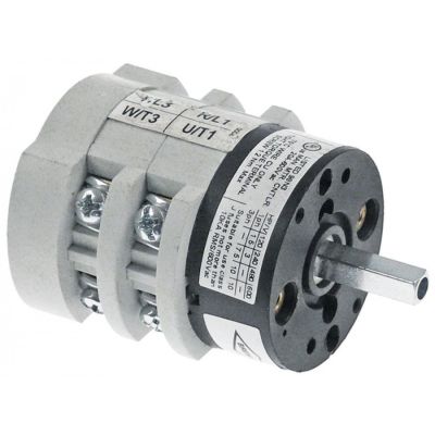 Comutator rotativ 4 poli, 20A, 5x5mm - 347198, WB152406