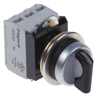 switch black ø 22mm 2NO switching sequence 0-1 complete