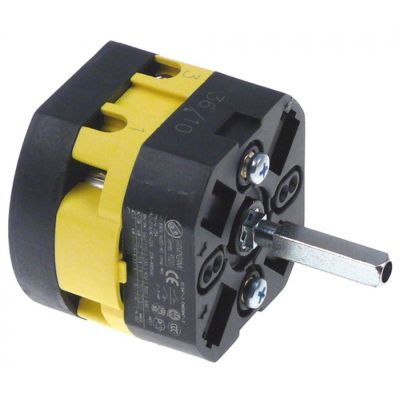rotary switch 2 0-1 2 type PO20 690V 20A shaft ø 5x5mm shaft length 28mm shaft square