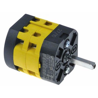 rotary switch 2 0-1 4 type PO20 690V 20A shaft ø 5x5mm shaft length 28mm shaft square