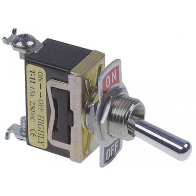 Intrerupator cu parghie 15 A, 250 V, filet M12x1 - 347340