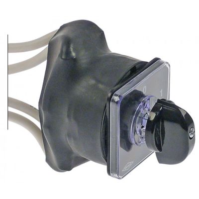 rotary switch 2 0-1 2 type 600V 32A shaft ø 5x5mm shaft length 23mm shaft square with knob