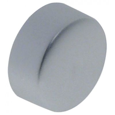 push button ø 21mm silver