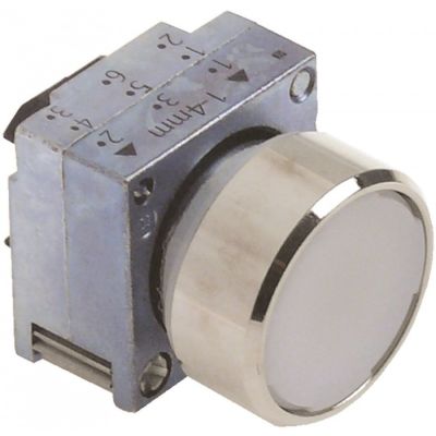 push button white ø 22mm