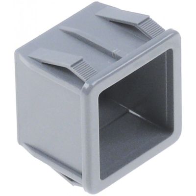 element holder single 28,5x28,5mm grey for push buttons 23x23mm