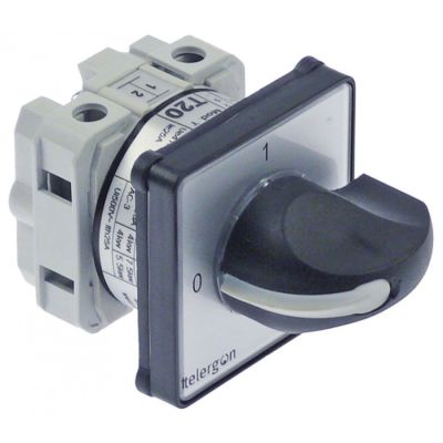 rotary switch 2 0-1 sets of contacts 1 type T-0002000011E1N1 300V 20A shaft ø 5x5mm
