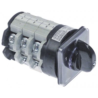 rotary switch 3 1-0-2 5 690V 40A shaft ø 5x5mm shaft length 21mm shaft square with knob