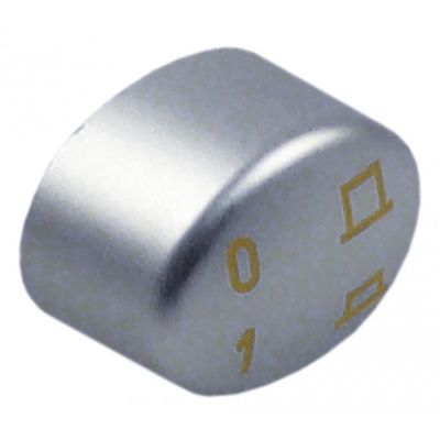push button size 17x13mm silver 0-I gold