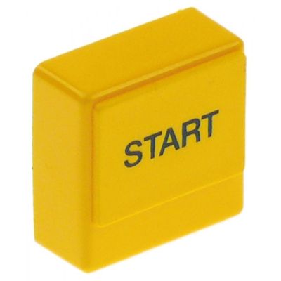 push button size 23x23mm yellow START