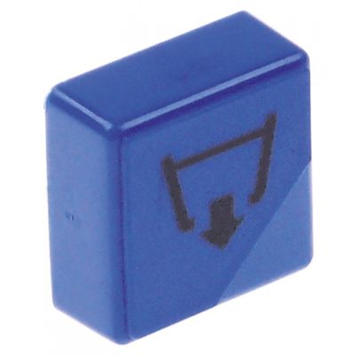 push button size 23x23mm blue drain pump