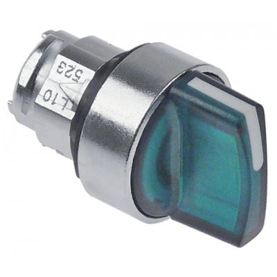 rotary selector mounting ø 22mm ø 29mm switching sequence 0-1 latching lighted green