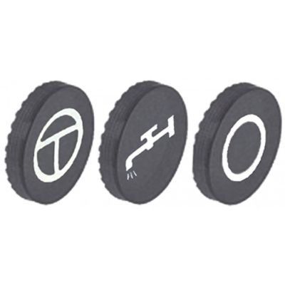 button plate matt finish plastic