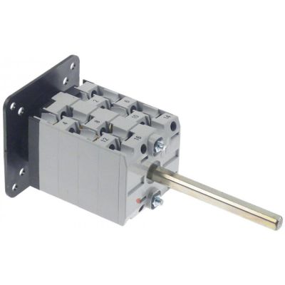 rotary switch 6 0-1-2-3-4-5 sets of contacts 8 600V 16A shaft 6x6mm shaft L 73mm type