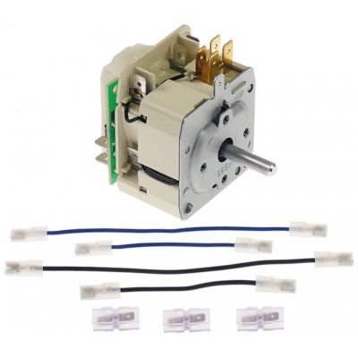 Kit timer 120 minute, electric, contacte 16 A, 250 V, t.max 100 °C, ax ø 6x4,6 mm - 350118