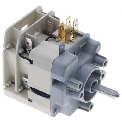 Timer MS65 120 min, contacte 16A, 250V, 1CO / 2NO, ax ø 6x4,6 mm, cu pozitie permanenta - 350135
