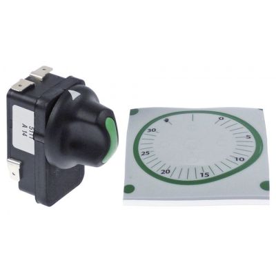 Timer 30 min, contacte 2 NO, 250V, 16A, cu pozitir permanenta - 350202