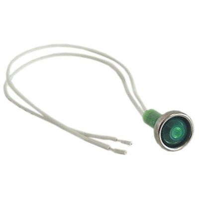 indicator light ø 10mm 24V green cable length 200mm