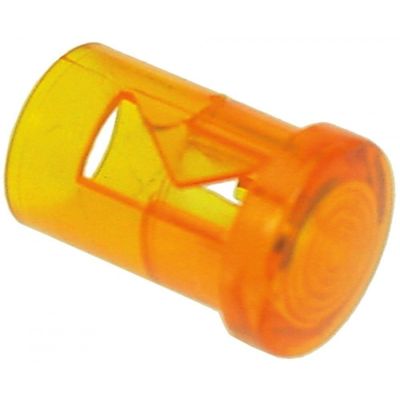 light bulb housing ø9mm yellow Qty 10 pcs round